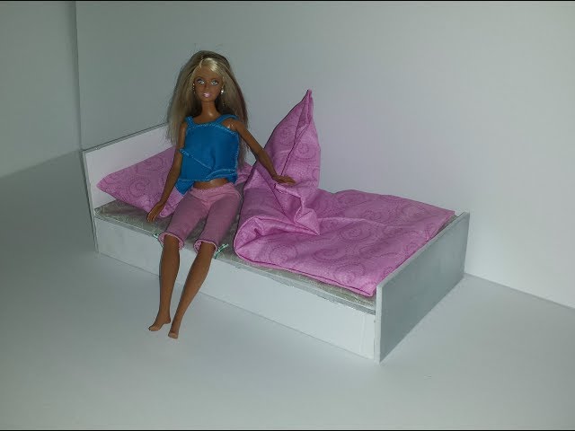 How to make a Doll Bed with Foam Board