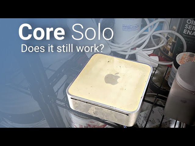 Will This Old Mac mini Core Solo Even Boot?