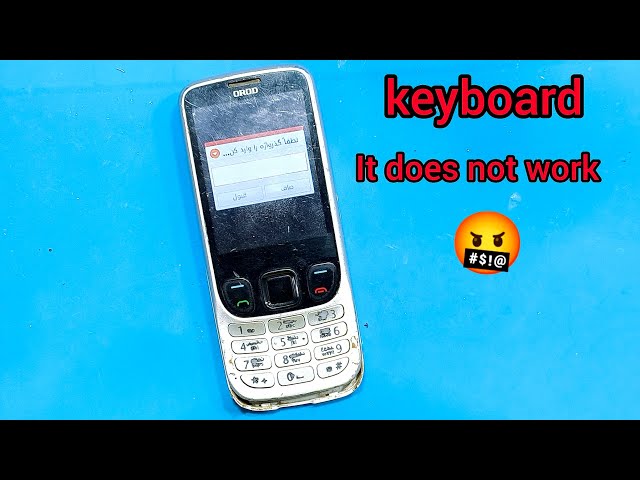 The keyboard of the old phone does not work