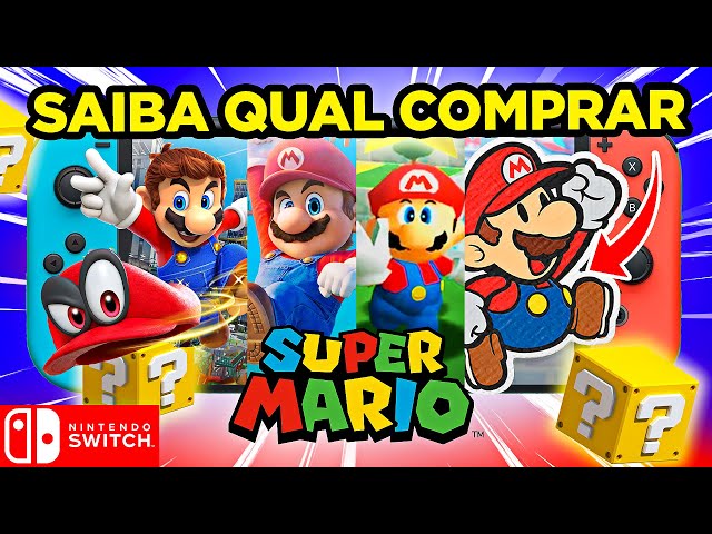 GUIA DEFINITIVO dos JOGOS DO MARIO no Nintendo Switch: Qual comprar? Qual começar? Opções baratas