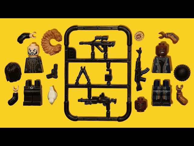 LEGO John Wick VS. Tracker | John Wick: Chapter 4 | Unofficial Minifigure | Movies