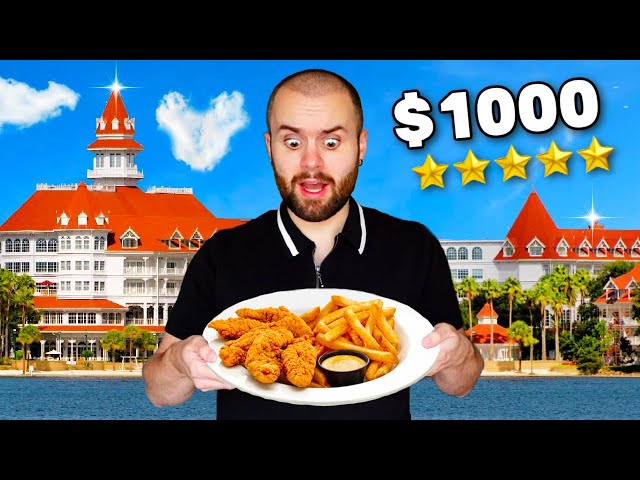 $1000 Day At Disney's MOST EXPENSIVE Resort! 5-STAR Hotel Room Service for 24 HOURS