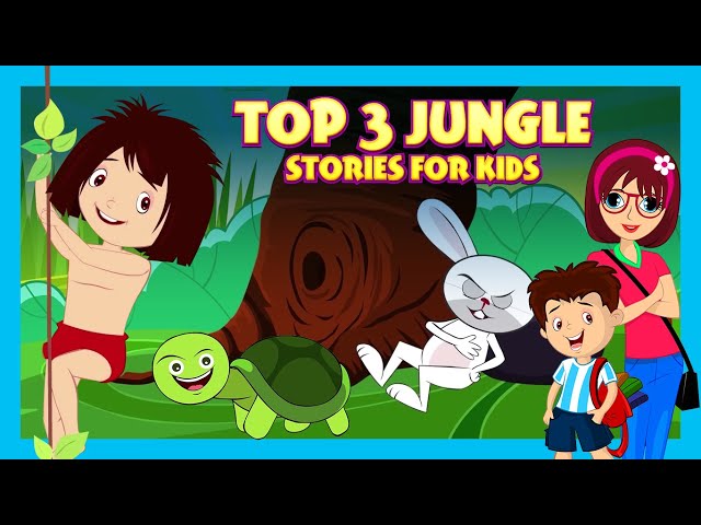 Top 3 Jungle Stories for Kids | Bedtime Stories | Moral Stories for Kids | Tia & Tofu