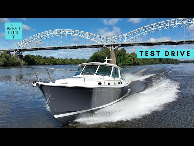 Twin V12 600Hp Outboard TEST on a Back Cove 390