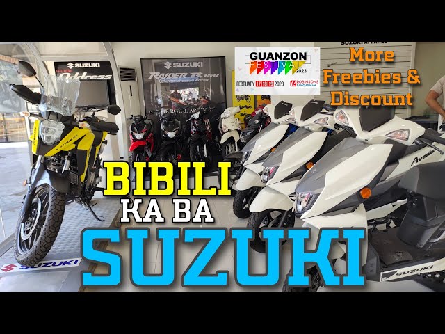 Guanzon Festival 2023 , Tara kung Bibili ka ng Suzuki Motorcycle, More Freebies at May Discount pa