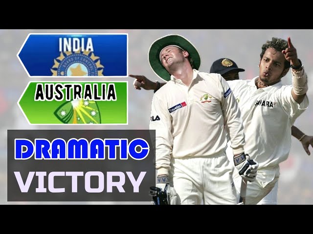 India Pull Off Dramatic Win against Australia | 4th Test Mumbai 2004 Highlights