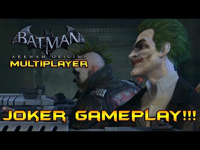 Batman Arkham Origins Multiplayer: Joker Gameplay!! HD