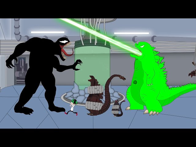 BLUE GODZILLA - SHIN GODZILLA vs Evolution of VENOM [HD] | Godzilla Compilation Short Film