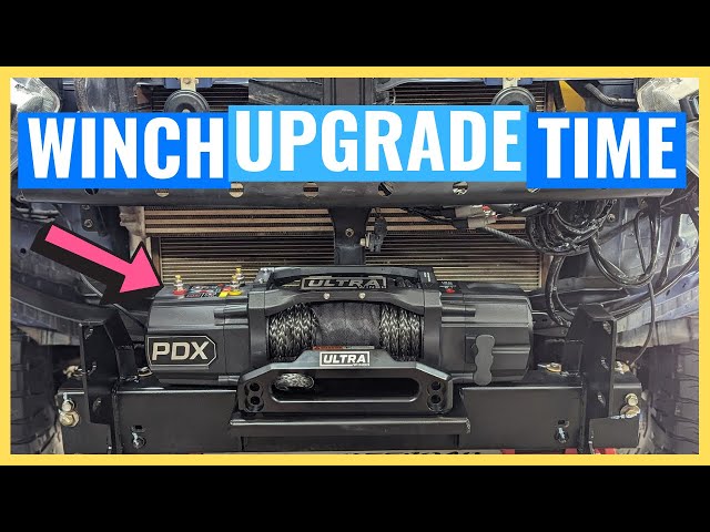 D-MAX 4x4 Winch Upgrade Time! Checking out the Ultrawinch 12000lbs 5443kg MK4