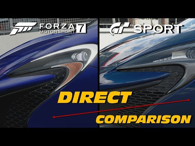 Forza 7 vs GTSport | Direct Comparison