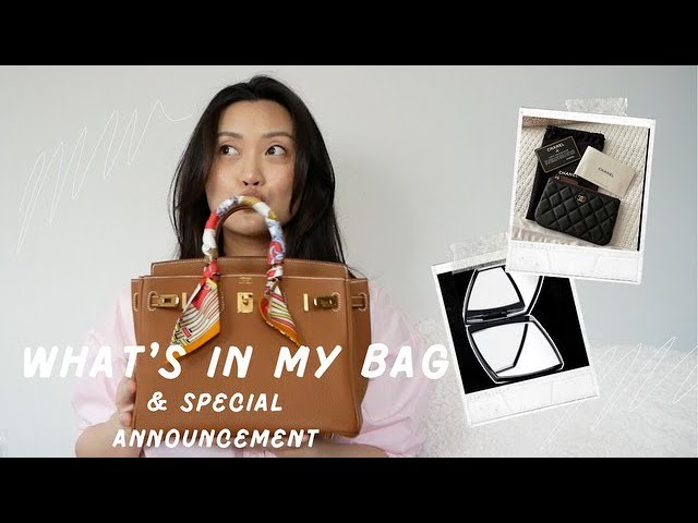 Realistic What's in my Bag | & Special Announcement! (GIVEAWAY CLOSED)