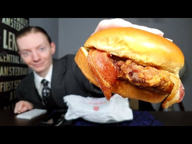 Burger King's NEW Honey Mustard Royal Crispy Chicken Sandwich Review!