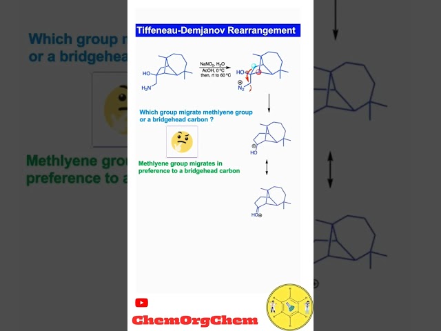 Tiffeneau-Demjanov Rearrangement|#ChemOrgChem #csirchemistry #gateexam #ytshorts #trending