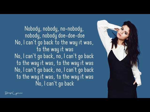 Nobody Does It Like You - Selena Gomez (Lyrics) 🎵
