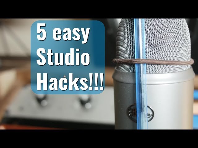 5 home studio hacks under 2 minutes!!