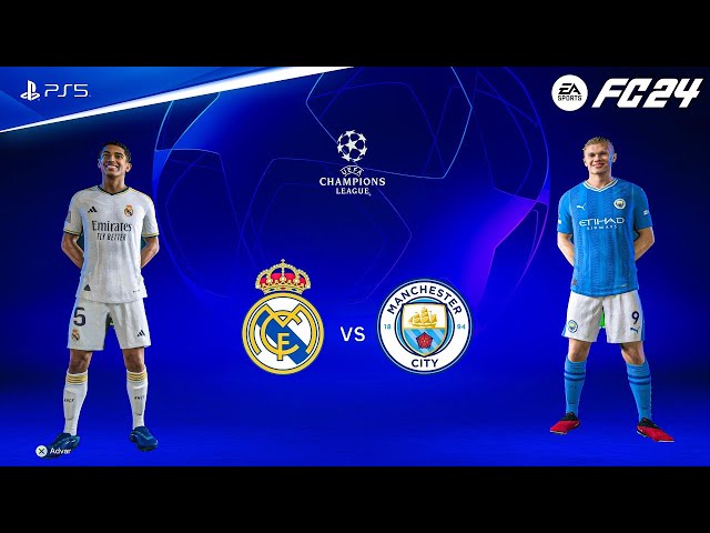 FIFA 24 - Real Madrid FC Vs Manchester City | UCL Final | 2-1 | Champions League Final