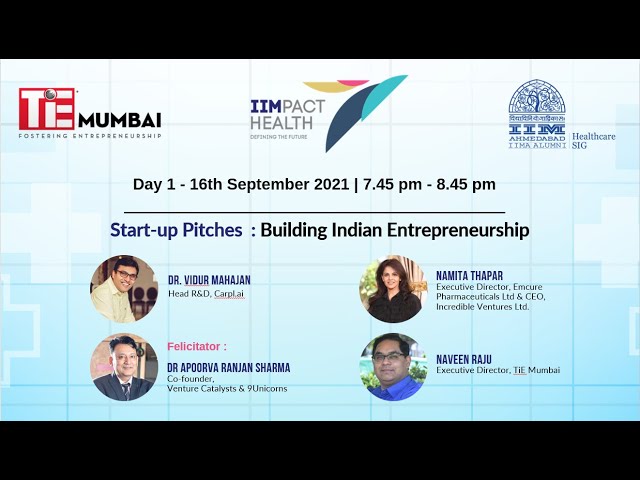 Startup Pitches - Building Indian Entrepreneurship