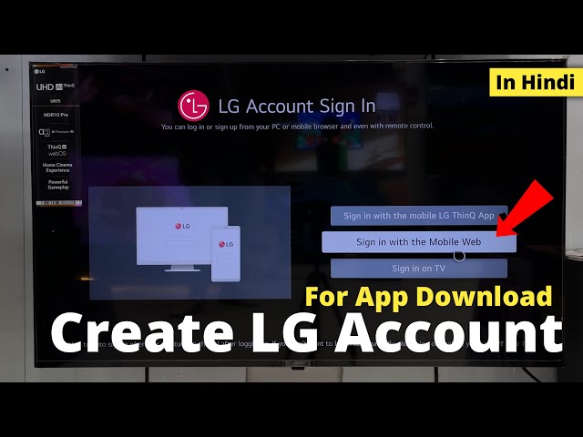 Lg Smart TV Account Create || How To Create LG Account || LG ThinQ App