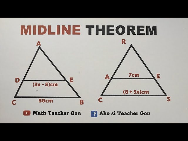 Midline Theorem - Midsegment of a Triangle
