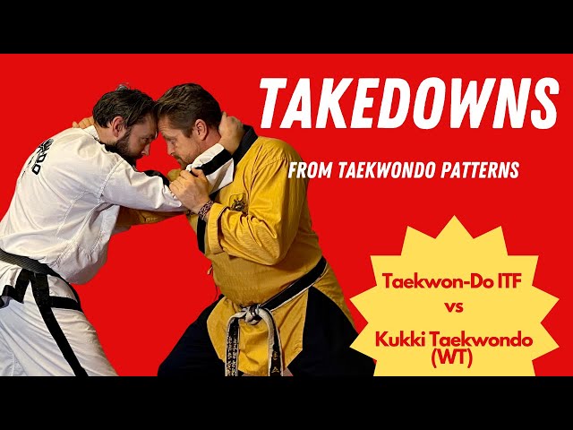 Takedowns from Taekwondo Patterns