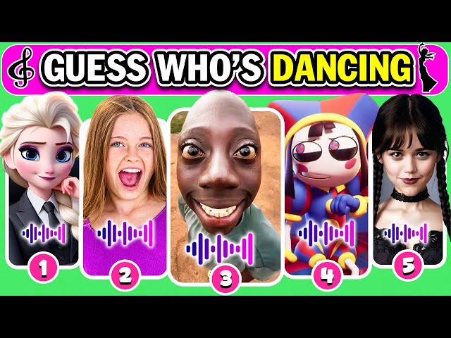 🔊Guess Who's DANCING🕺🎵 Who dances better | Elsa, Tenge, Salish Matter, Dogday x Catnap,Ferran, Diana