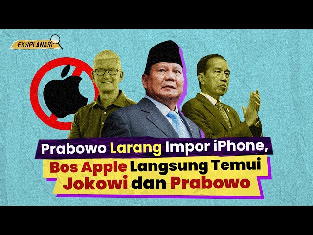 Prabowo Berencana Larang Impor iPhone, Bos Apple Ketar-Ketir, Buru-Buru Datang ke Indonesia