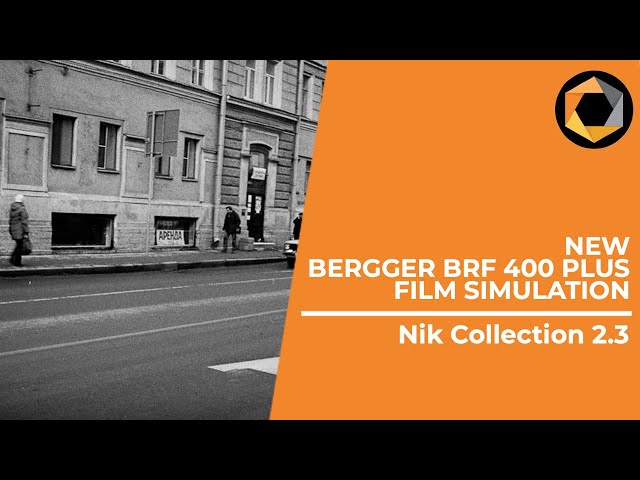 Nik collection 2.3: New Bergger BRF 400 Plus film simulation