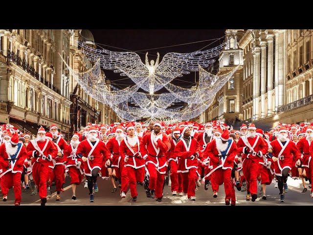 Experience the magic of Christmas in London! Epic London Run!