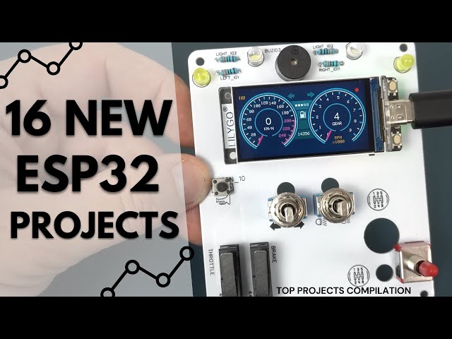 Try these 16 Brilliant ESP32 projects!!!