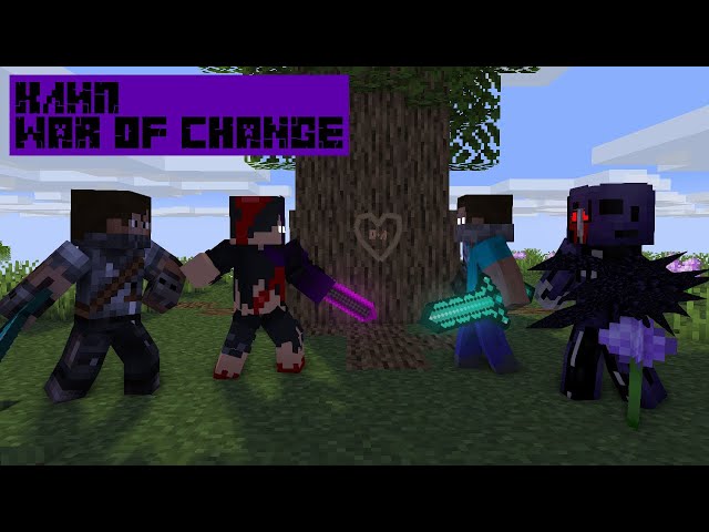 GhostDaniel VS Dredlorda и Херобрина ЧАСТЬ 2 КЛИП "War of Change" (Minecraft анимация)