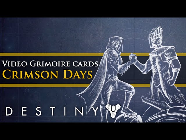 Destiny Lore - Video Grimoire Cards: Crimson Days