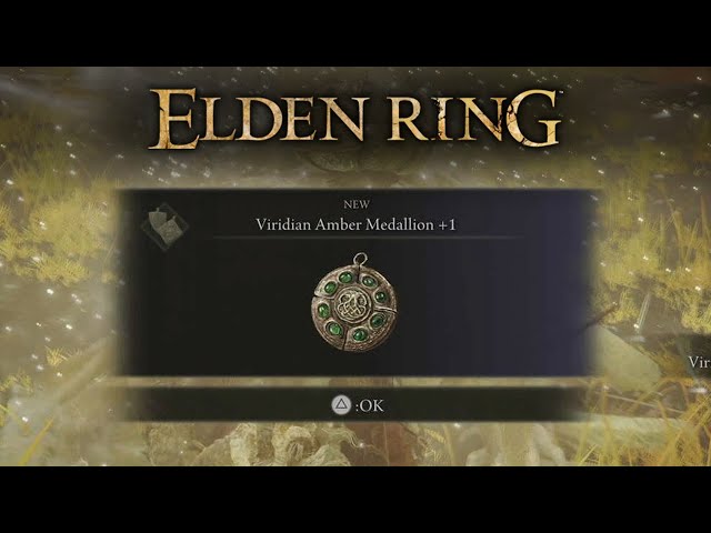 Elden Ring - Where to find Viridian Amber Medallion +1 Talisman in Elden Ring