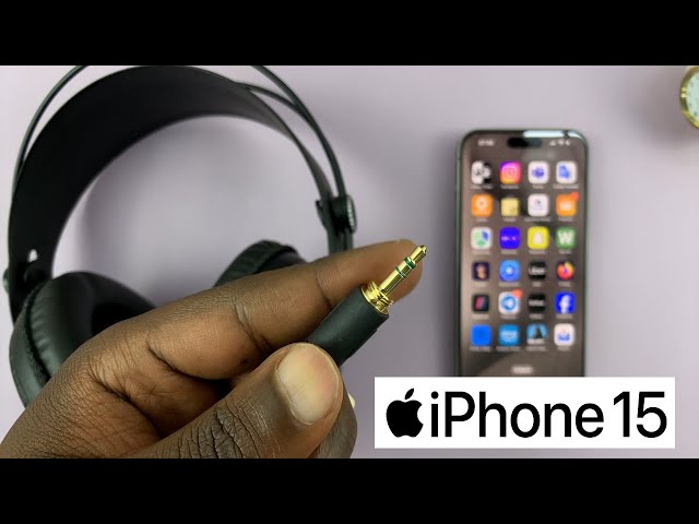 iPhone 15 / iPhone 15 Pro: How To Connect 3.5mm Wired Headphones