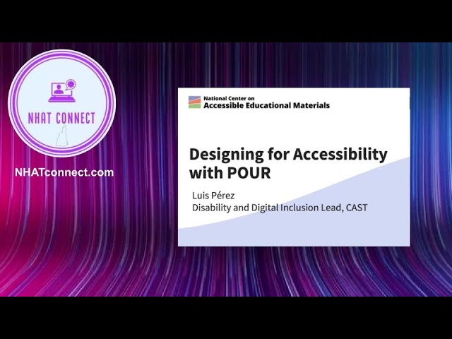 Designing for Accessibility with POUR