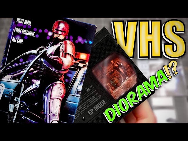 I Made a Diorama Inside a ROBOCOP VHS Tape