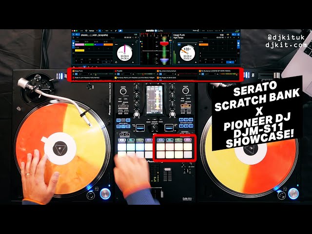 Pioneer DJ DJM-S11 Scratch Bank feature showcase in Serato w/ Jimi Needles