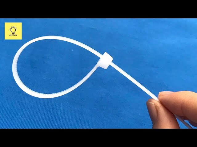 18 Amazing Tricks with Cable Ties Everyone Should Know - Win Tips