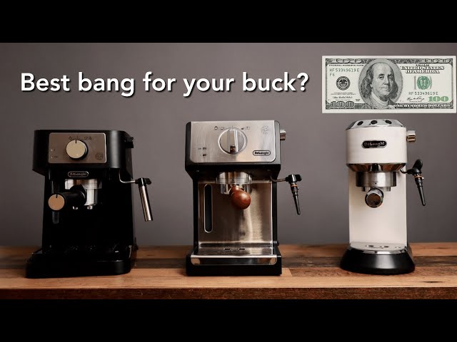 Delonghi's Best Budget Home Espresso Machines: Stilosa vs Dedica vs ECP 3420