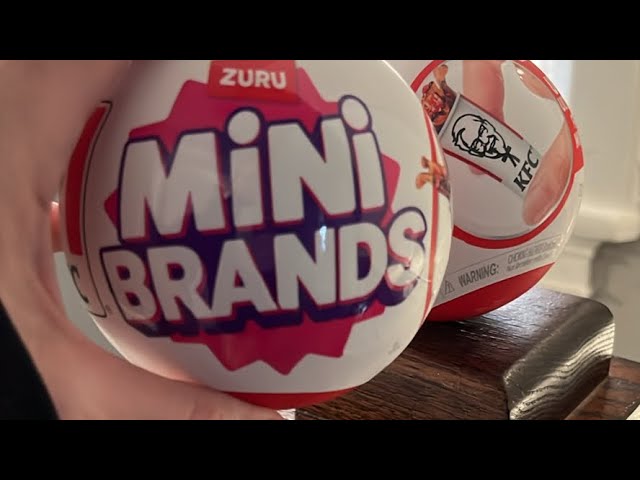 I found the new KFC Mini Brands