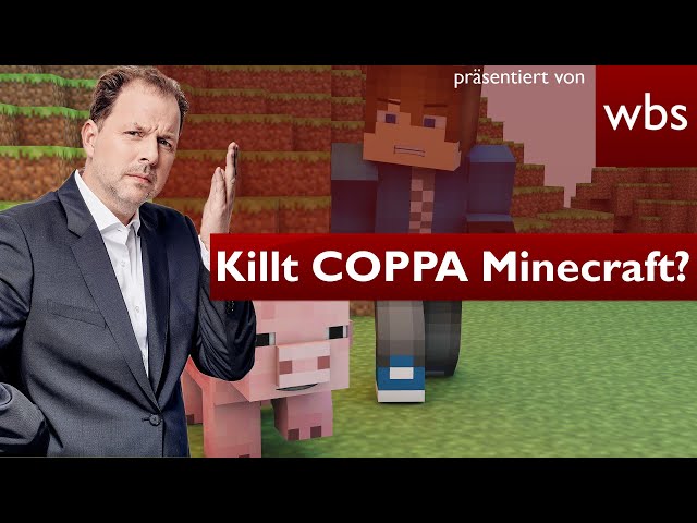 COPPA kommt: Bald keine Minecraft Videos mehr? | Rechtsanwalt Christian Solmecke