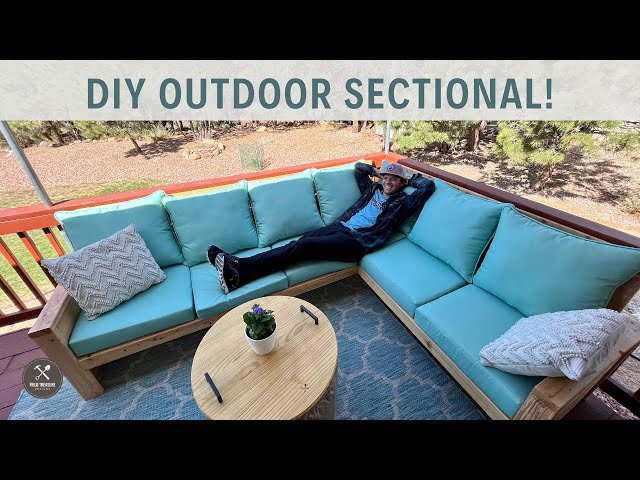 DIY Outdoor Sectional