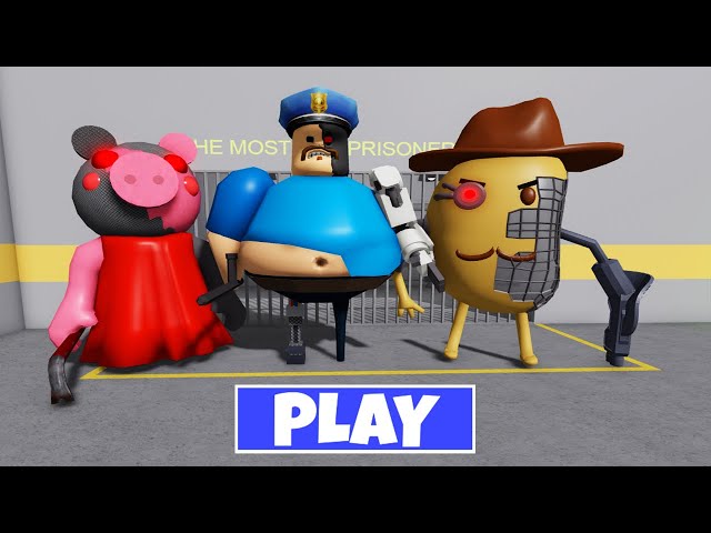 CYBORG BARRY'S PRISON RUN & PIGGY CYBORG & MORE - Walkthrough Full Gameplay #obby #roblox