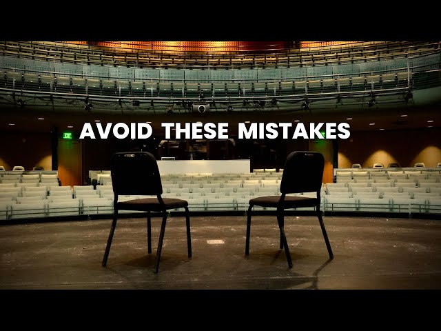 Filming a Live Event - 5 mistakes to avoid