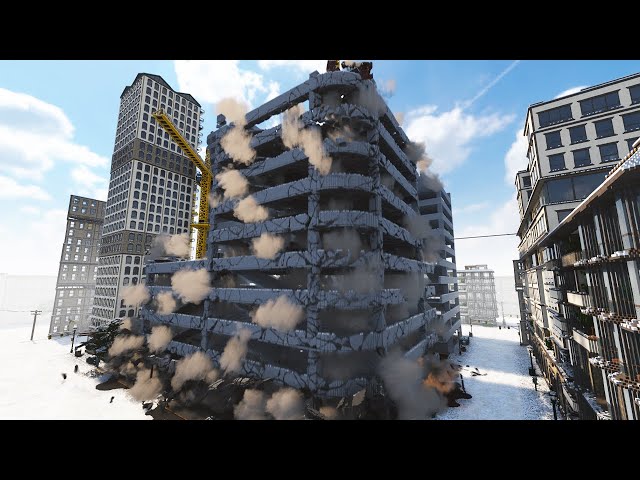 Realistic Controlled Demolition | Teardown