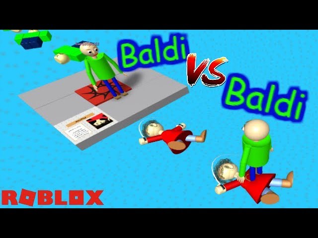 BALDI VS BALDI!! WHO WILL WIN?! | The Weird Side of Roblox: Baldi's Basics Obby RP