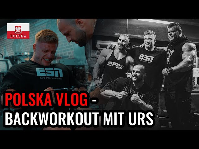 Urs Kalecinski - Backworkout in Poznan - Polen Vlog Day 2