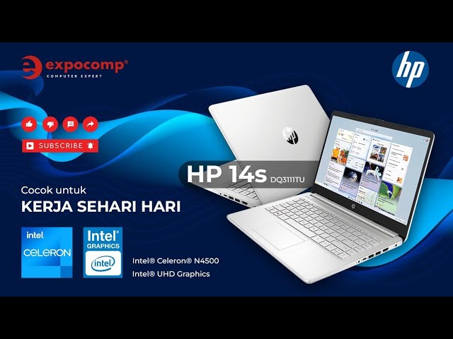 Laptop Untuk Kerja Sehari-hari dengan Harga Terjangkau. Review : HP 14s-DQ3111TU💻