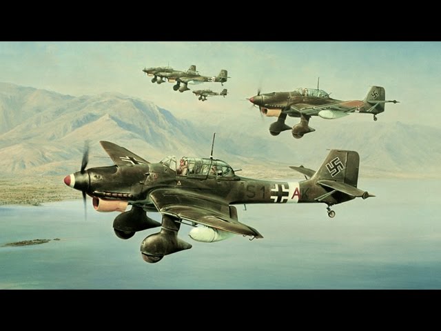 Aviation Scenes - Battle of Britain "Stukas vs Spitfires"