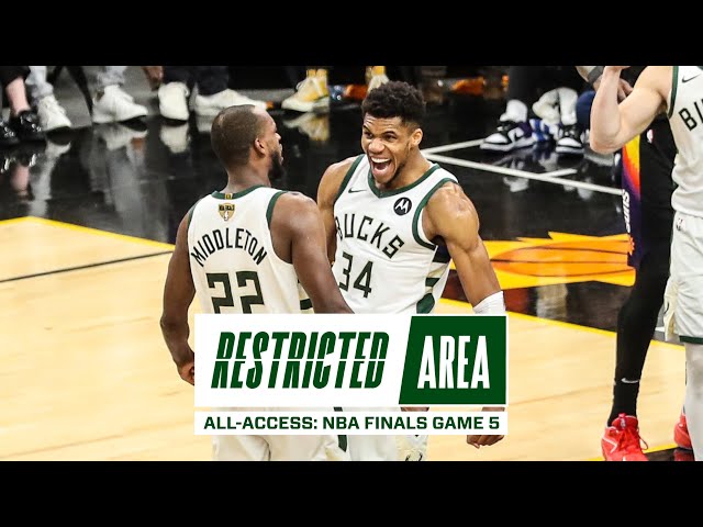All-Access: NBA Finals Game 5 | Bucks Beat Suns, Lead 3-2 | Valley Oop | Giannis Postgame Message