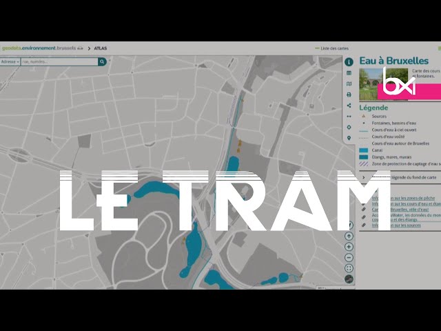 Le Tram - Bruxelles en cartes